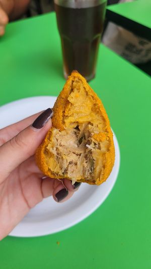 Jackfruit Coxinha at Açougue Vegano - Ipanema in Rio De Janeiro