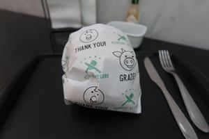 Burger package at Açougue Vegano - Ipanema in Rio De Janeiro