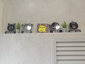 Decoration at Açougue Vegano - Ipanema in Rio De Janeiro