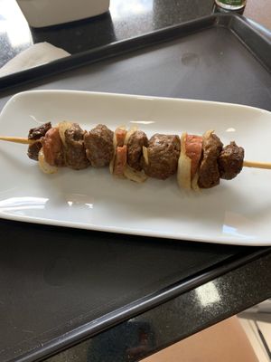 Vegan kebab  at Açougue Vegano - Ipanema in Rio De Janeiro