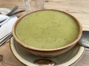 Soup of the day  at The Good Earth in Wells