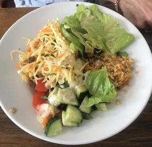 Mix of salads  at The Good Earth in Wells