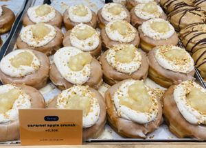 Caramel apple crunch  at Brammibal's Donuts - Potsdamer Platz in Berlin