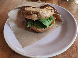 Bagel at Brammibal's Donuts - Potsdamer Platz in Berlin
