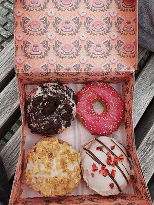 Vegane Donuts! at Brammibal's Donuts - Potsdamer Platz in Berlin