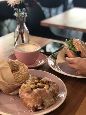 Bagels & donuts at Brammibal's Donuts - Potsdamer Platz in Berlin