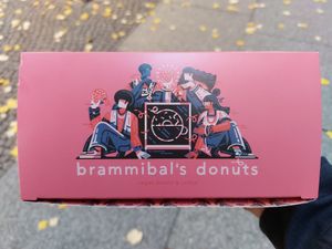 Donut packaging at Brammibal's Donuts - Potsdamer Platz in Berlin