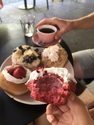 Red Velvet is the best ♥️  at Brammibal's Donuts - Potsdamer Platz in Berlin