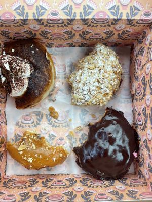 Favorites… all of them amazing but #2 was CRAZY!!!  at Brammibal's Donuts - Potsdamer Platz in Berlin