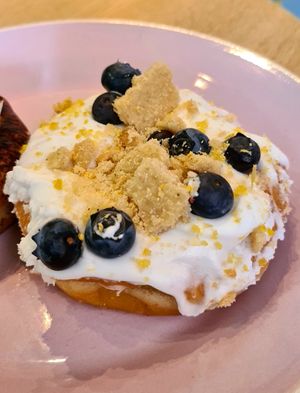 🍩🫐🌱😊👍 at Brammibal's Donuts - Potsdamer Platz in Berlin