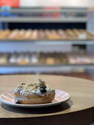 Blueberry and lemon shortcake   at Brammibal's Donuts - Potsdamer Platz in Berlin