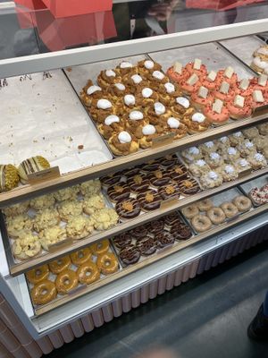 Doughnut selection  at Brammibal's Donuts - Potsdamer Platz in Berlin