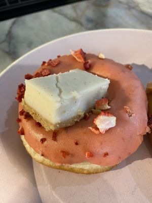Strawberry NY Cheesecake doughnut  at Brammibal's Donuts - Potsdamer Platz in Berlin