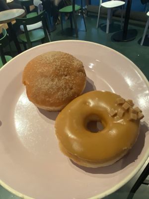 Pumpkin spice and salted caramel  at Brammibal's Donuts - Potsdamer Platz in Berlin
