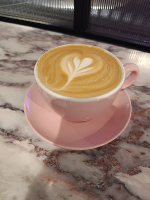 Latte at Brammibal's Donuts - Potsdamer Platz in Berlin