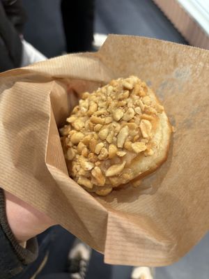 Peanutbutter jelly donut  at Brammibal's Donuts - Potsdamer Platz in Berlin