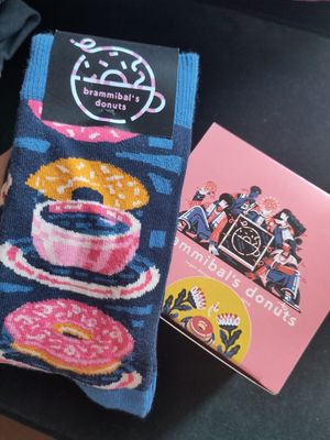 Fansocken at Brammibal's Donuts - Potsdamer Platz in Berlin