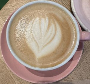 Cappuccino (Barista Art 2/2 🤪).  at Brammibal's Donuts - Potsdamer Platz in Berlin