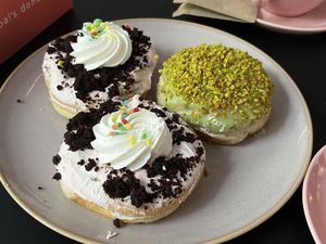 Birthday Cake & Pistaccio Dream   at Brammibal's Donuts - Potsdamer Platz in Berlin