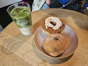 Biscoff Donut, Nutty Choc Donut, Coconut Matcha at Brammibal's Donuts - Potsdamer Platz in Berlin