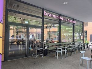 Outside at Brammibal's Donuts - Potsdamer Platz in Berlin