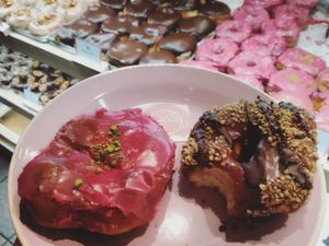 !!! at Brammibal's Donuts - Potsdamer Platz in Berlin