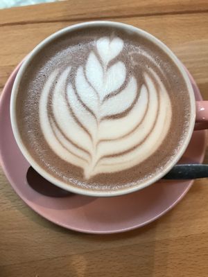 Hot chocolate at Brammibal's Donuts - Potsdamer Platz in Berlin