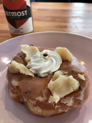 Marzipan cream donut at Brammibal's Donuts - Potsdamer Platz in Berlin