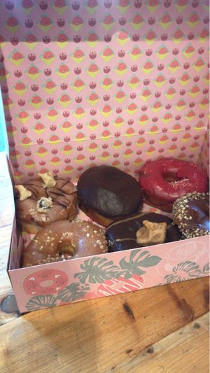 The best vegan donuts in the world!! at Brammibal's Donuts - Potsdamer Platz in Berlin