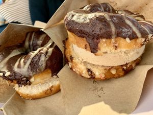 ice cream sandwich at Brammibal's Donuts - Potsdamer Platz in Berlin
