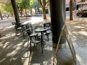outside at Brammibal's Donuts - Potsdamer Platz in Berlin