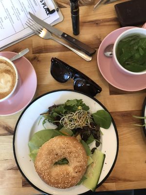 “Tuna” bagel at Brammibal's Donuts - Potsdamer Platz in Berlin