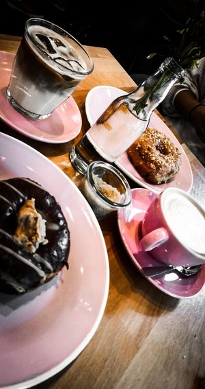 Chocolate Peanut Fudge & Salted Caramel Hazelnut at Brammibal's Donuts - Potsdamer Platz in Berlin