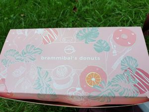 To go box at Brammibal's Donuts - Potsdamer Platz in Berlin