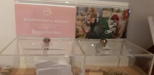 They donate a percentage of their profits to relevant NGOs. at Brammibal's Donuts - Potsdamer Platz in Berlin
