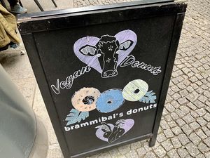 sign at Brammibal's Donuts - Potsdamer Platz in Berlin