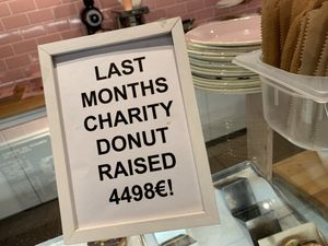 charity at Brammibal's Donuts - Potsdamer Platz in Berlin