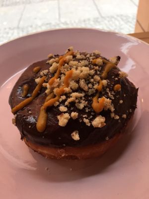 Charity donut  at Brammibal's Donuts - Potsdamer Platz in Berlin