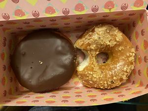 Boston Crème and Salted Caramel at Brammibal's Donuts - Potsdamer Platz in Berlin