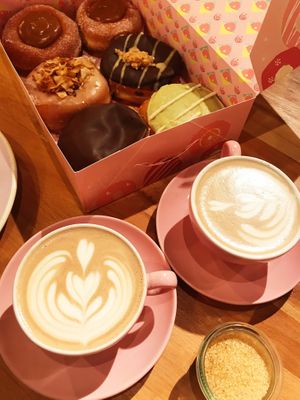 Super delicious doughnuts and chai. Totally worth the visit   at Brammibal's Donuts - Potsdamer Platz in Berlin