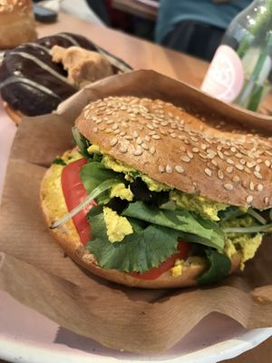Bagel at Brammibal's Donuts - Potsdamer Platz in Berlin