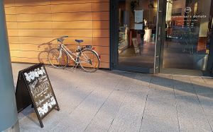 Exterior of location - store front, street view at Brammibal's Donuts - Potsdamer Platz in Berlin