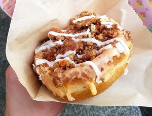 April special: "carrot cake" at Brammibal's Donuts - Potsdamer Platz in Berlin