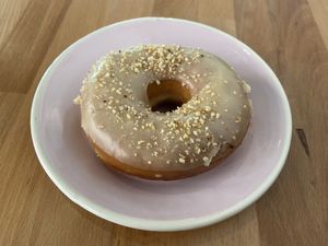 Salted hazelnut donut  at Brammibal's Donuts - Potsdamer Platz in Berlin