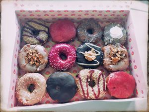 donut box at Brammibal's Donuts - Potsdamer Platz in Berlin