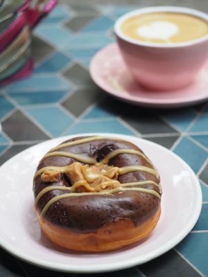 My favourite: the peanut fudge donut at Brammibal's Donuts - Potsdamer Platz in Berlin