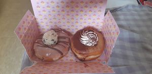 Cookie dough and tiramisu at Brammibal's Donuts - Potsdamer Platz in Berlin