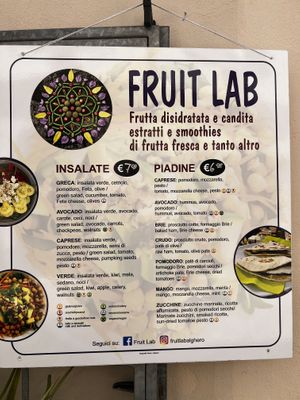 3/6/2025  at Fruit Lab in Alghero