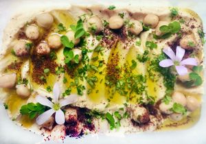 Hummus at Twenty4 in Siquijor