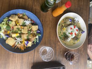 Lentil Meatballs & tofu rice  #Veganuary at Twenty4 in Siquijor